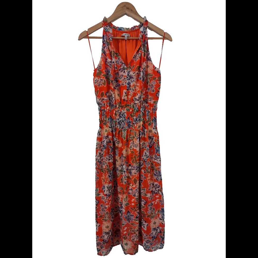 NWOT Collective Concepts Floral High Neck Midi Dress Small